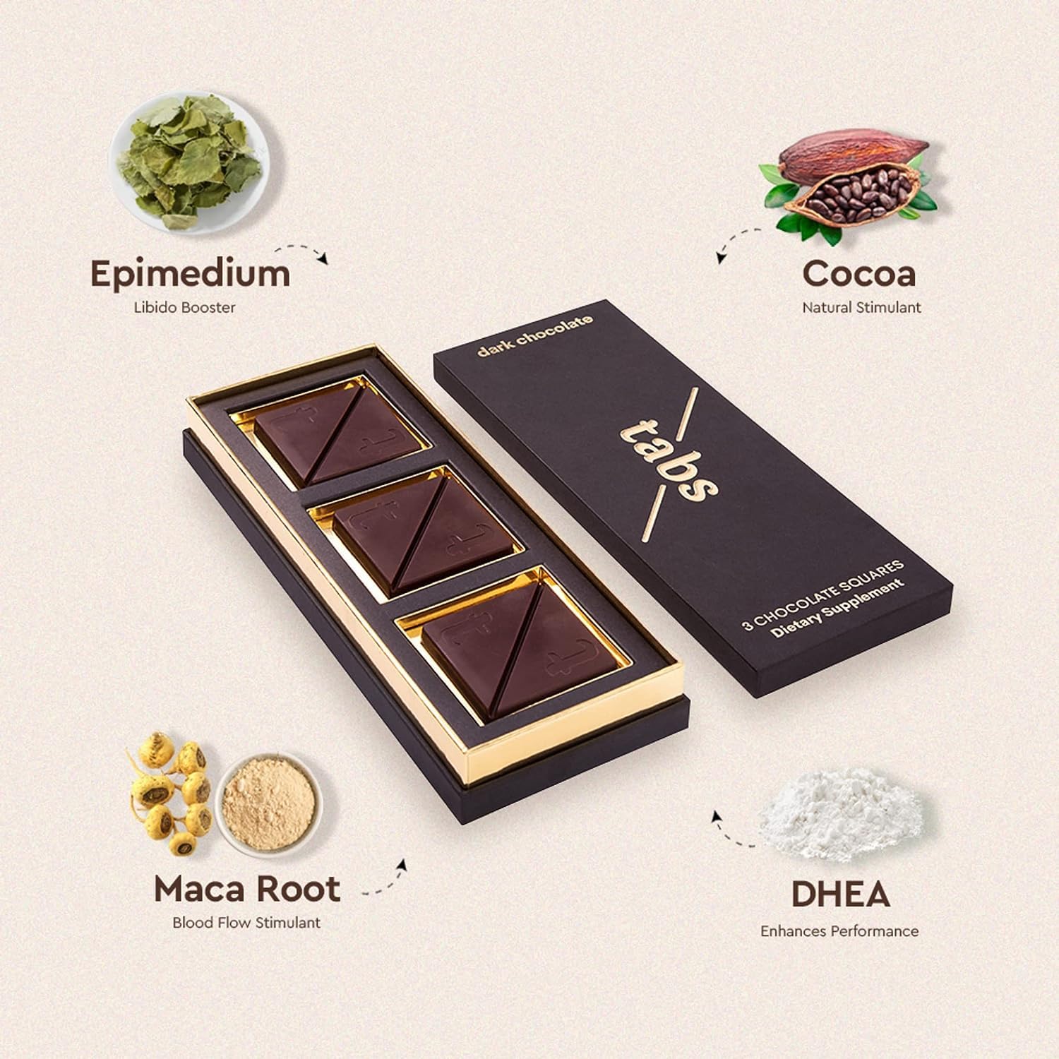 🖤 Tabs Chocolate – The Secret to Romance & Energy! 🍫⚡