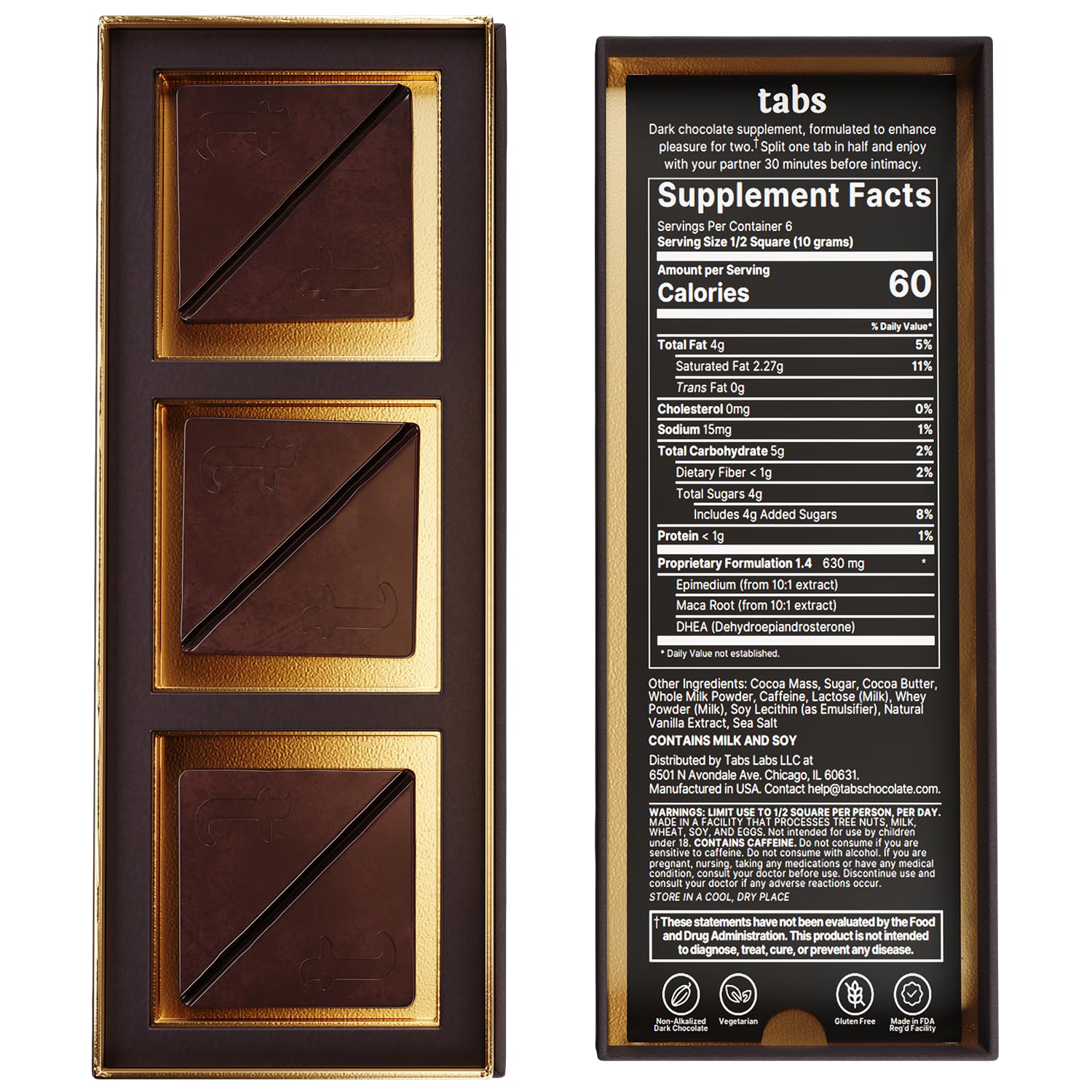 🖤 Tabs Chocolate – The Secret to Romance & Energy! 🍫⚡